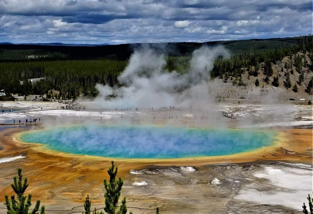 Prismatic Spring Yellowstone National Park Wyoming