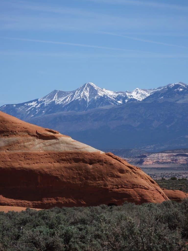Wind Whistle Campground View La Sal Mountains View Monticello Utah
