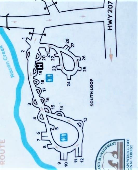  Nason Creek Map South Loop