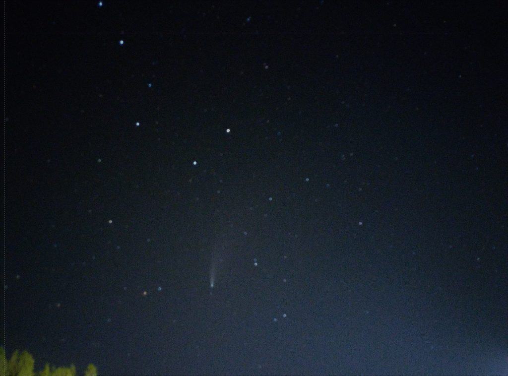 Neowise Comet and Ursa Major (Big Dipper)