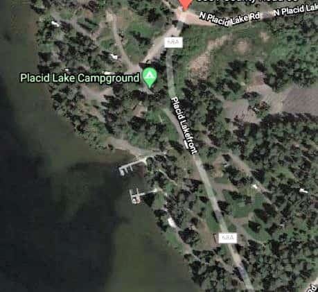 Placid Lake State Park Satellite View