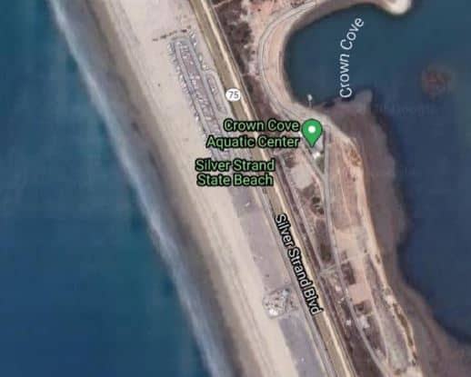 Google map Silver Strand State Beach Satellite View