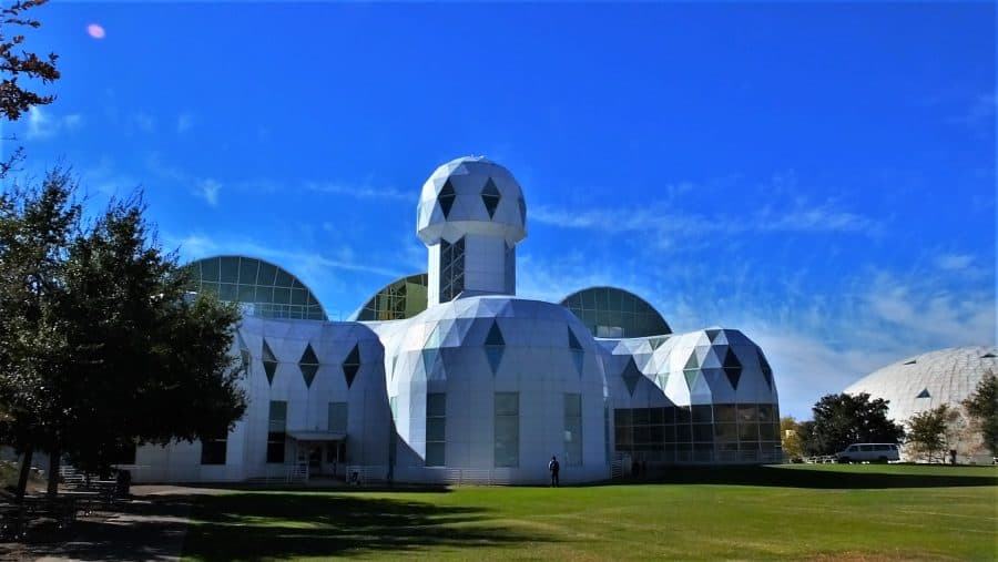 Biosphere 2 experiment living quarters.