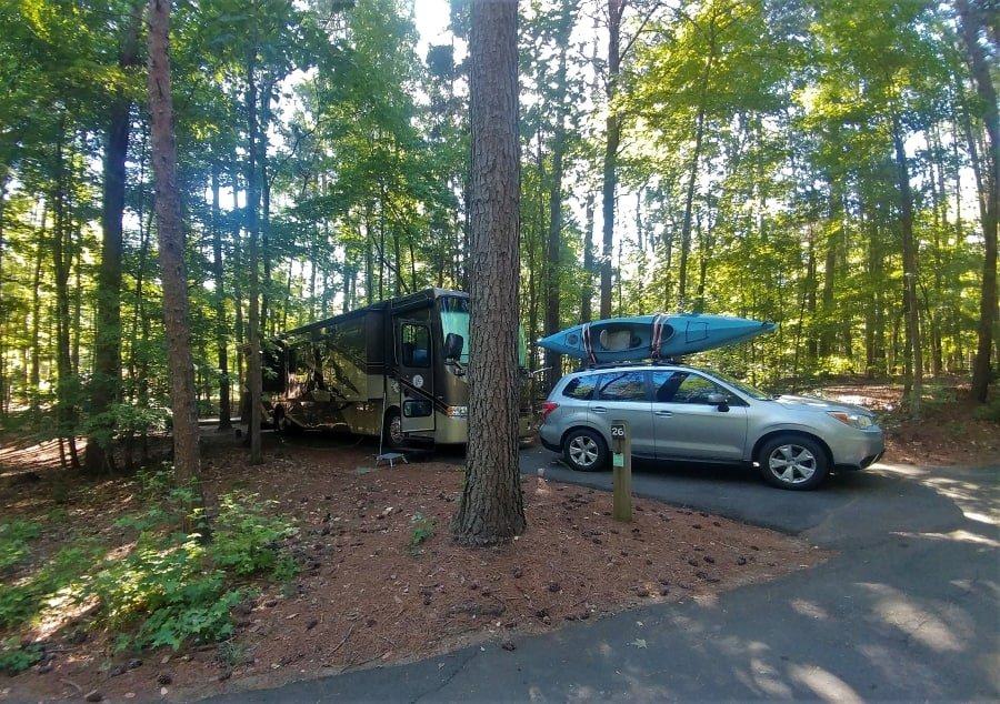 Lake Norman State Park Campground  Site #26 