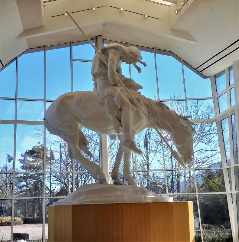 The End of the Trail is a sculpture by James Earle Fraser