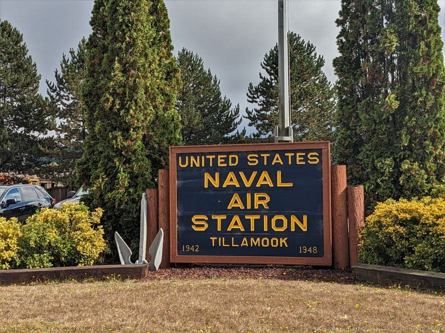 Naval Air Station Tillamook before Oregon lost the Navy.