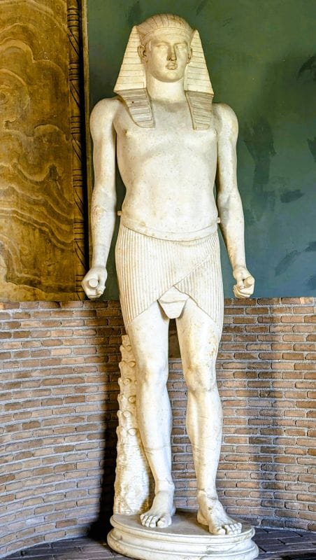 The Strange Egyptian Room at the Vatican Museum 8 Statue of Osiris-Antinous is in the Egyptian room at the Vatican Museum Photo from FoxRVTravel article The Strange Egyptian Room at the Vatican Museum