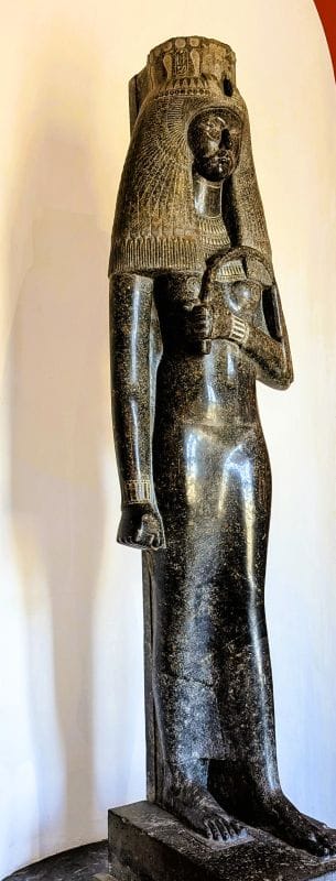The Strange Egyptian Room at the Vatican Museum 7 Eighteenth Dynasty Tula, Mother of Ramseys II wife of Amenhotep III 1391-1224 B.C. in the Egyptian room at the Vatican Museum. Photo from FoxRVTravel article The Strange Egyptian Room at the Vatican Museum