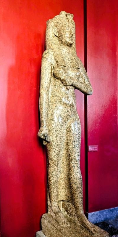 The Strange Egyptian Room at the Vatican Museum 5 Statue of Queen Arsinoe II at the Egyptian room  at the Vatican Museum Photo from FoxRVTravel article The Strange Egyptian Room at the Vatican Museum