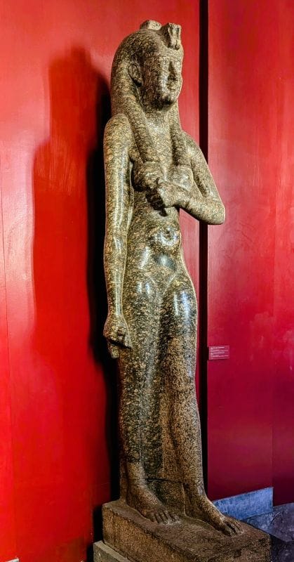 The Strange Egyptian Room at the Vatican Museum 4 The statue of Queen Tuya at the Egyptian room at the Vatican Museum Photo from FoxRVTravel article The Strange Egyptian Room at the Vatican Museum