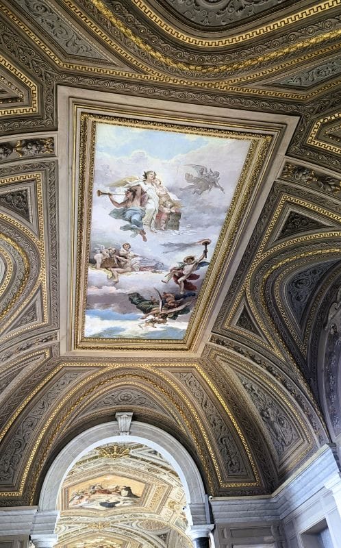 Stunning Ceiling Frescos in the Vatican Museum 12 Fresco in the Vatican Museum. Unknown name and artist. Photo from FoxRVTravel article Stunning Ceiling Frescos in the Vatican Museum