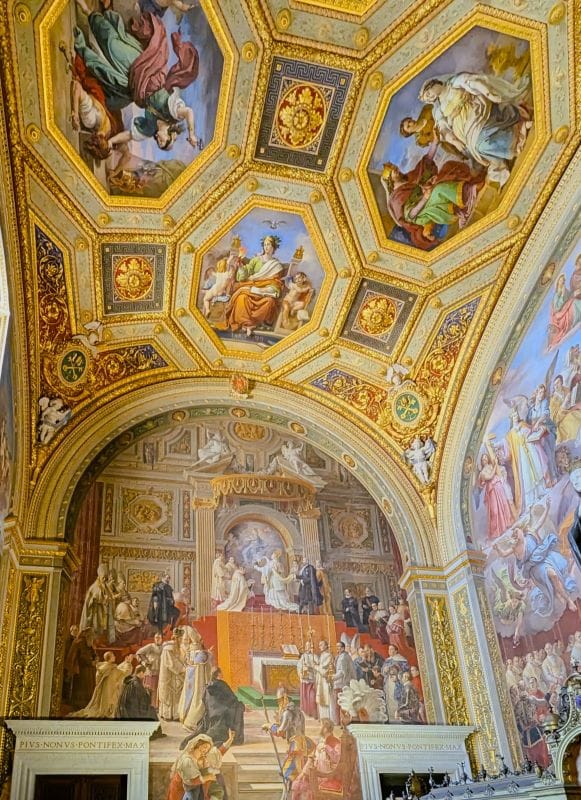 Stunning Ceiling Frescos in the Vatican Museum 9 Francesco Podesti (1800-1895), a painter from Ancona rooted in the Roman artistic and academic panorama. The artist, together with his team of craftsmen, worked on the ceiling frescos from 1856 to 1865, Photo from FoxRVTravel article Stunning Ceiling Frescos in the Vatican Museum