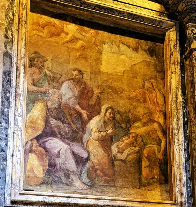 The Pantheon is amazing 16 Adoration of the Shepherds,1661 by Francesco Cozza The photos are from the FoxRVTravel article “The Pantheon is Amazing.”