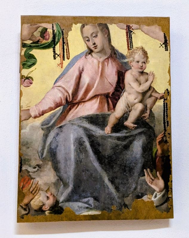The Beautiful Cathedral of Saint Andrew at Amalfi  11 Fresco of Madonna and child at Cathedral of Saint Andrew the Apostle at Amalfi. Photo from FoxRVTravel article Cathedral of Saint Andrew the Apostle at Amalfi.