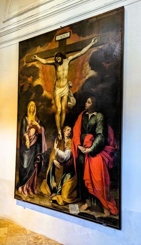 The Beautiful Cathedral of Saint Andrew at Amalfi  14 Crucifixion by Ippolito Borghese in the Basilica of the Crucifix Photo from FoxRVTravel article Cathedral of Saint Andrew the Apostle at Amalfi.
