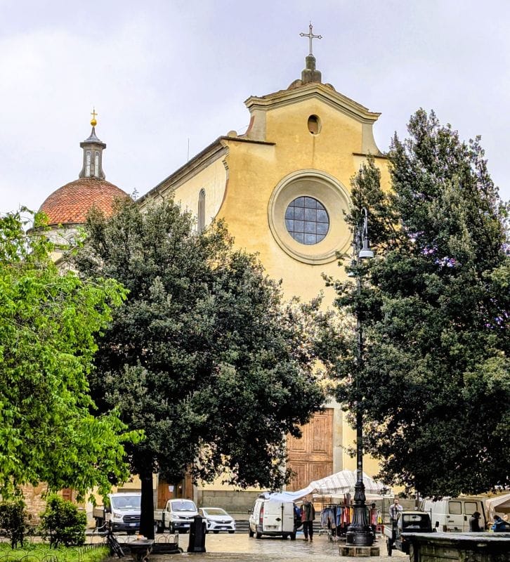Visiting Florence is an art lesson on the streets 23 Santo Spirito (La basilica di Santa Maria del Santo Spirito) Photo from FoxRVTravel article "Visiting Florence is a art lesson on the streets"