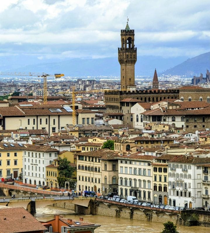 Visiting Florence is an art lesson on the streets 4 The Palazzo Vecchio "old palace") was the seat of the city parliament and the center of secular power in 14th-century Florence. Photo from FoxRVTravel article "Visiting Florence is a art lesson on the streets"