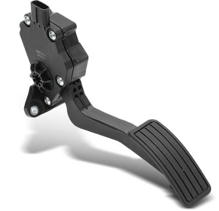 Our car quit at the worse possible time. 7 Inside the Subaru Pedal Assembly there is a accelerator position sensor. Two nuts hold this assembly to the firewall and the wire attaches to the top of the assembly leading to the Vehicle Control Unit.