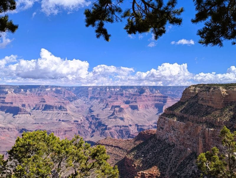 The Grand Canyon is very pretty any time of year. Don't expect to find us there in the summer.