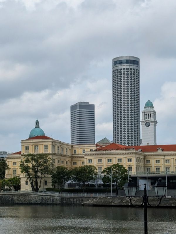 View from along the Singapore River Walk.