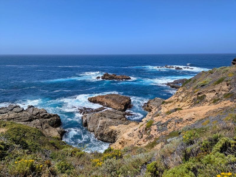 The California coastline north of Big Sur never disappoints.