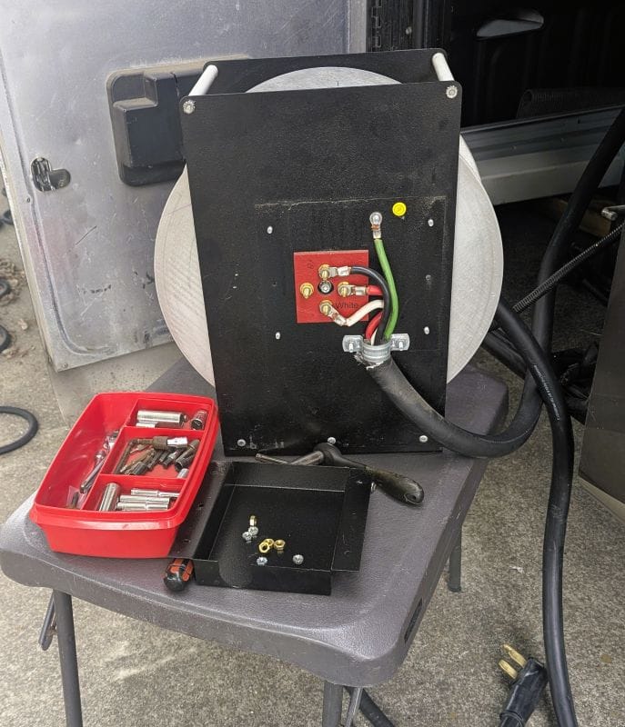One of the things that failed on our 2026 spring trip (probably due to age) was our power cord roller.