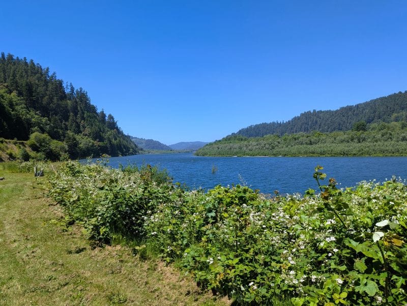 The Klamath River is very pretty. This was our first time visiting. It won't be our last time.