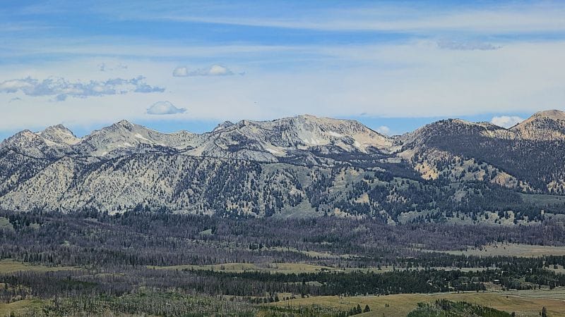 View of the Clouds Wilderness area from Galena Pass.