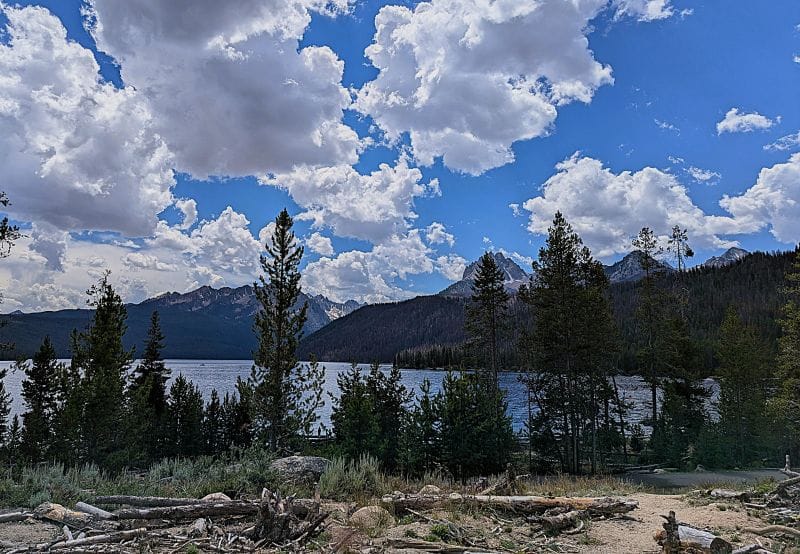 Boondocking with our new batteries after our generator died. 6 Overall I was disappointed with Redfish Lake. It was too popular for my comfort. Way too many people.