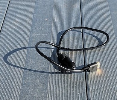 To charge your BLUETTI Elite 100 Mini with your car you can use the included cigarette style to XT60 adapter.