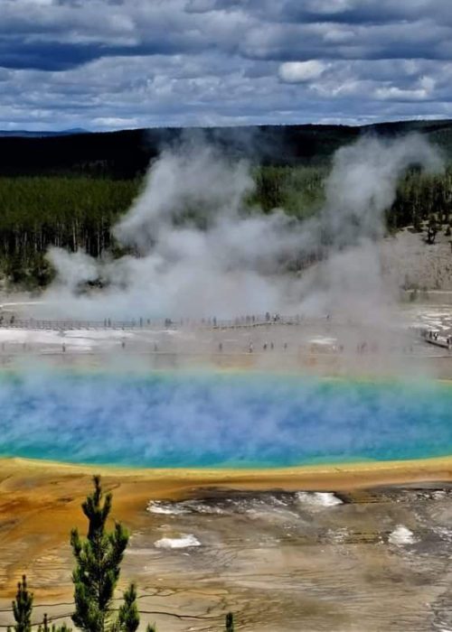Prismatic Spring Yellowstone National Park Wyoming